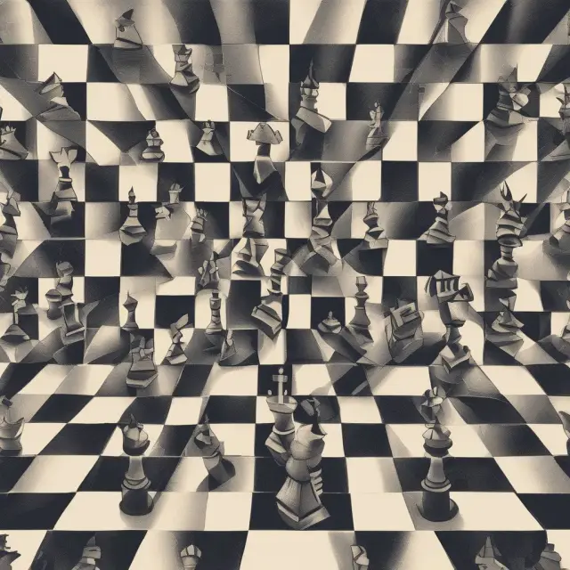 IBM as a knight on a chessboard, symbolizing its strategic transformation and adaptation