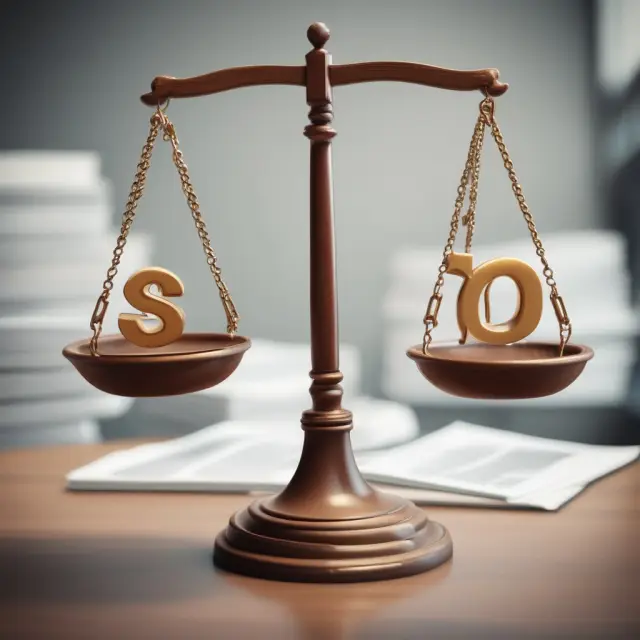 Image of a balance scale with the four elements of S corp requirements - domestic incorporation, single class of stock, eligible shareholders, and no more than 100 shareholders.