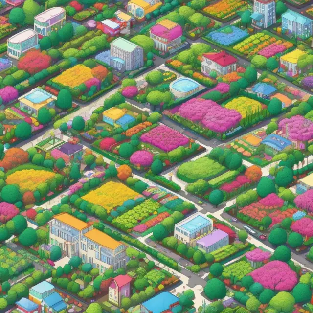 An image of a lush garden filled with flowers representing different industries (healthcare, technology, retail, finance) growing from an S corporation