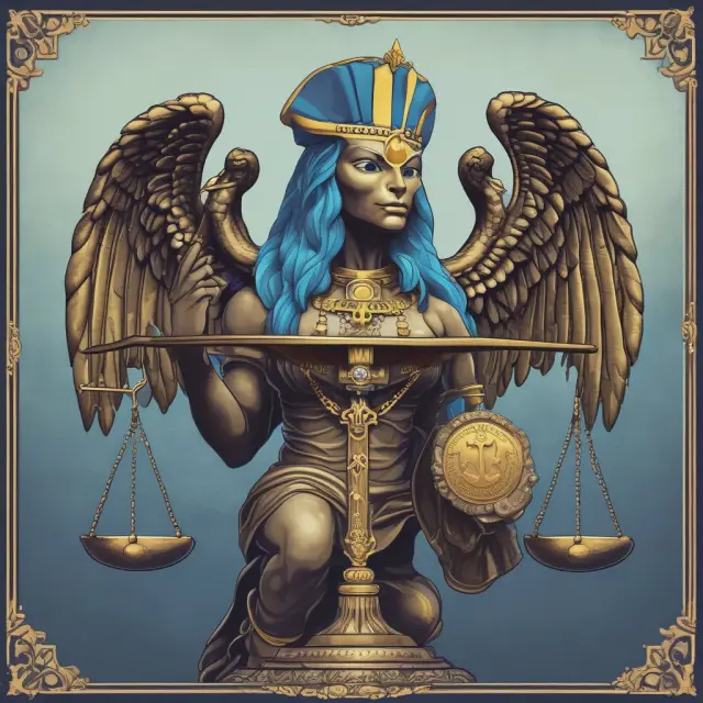 Sphinx weighing the advantages of S Corps, LLCs, and C Corps in golden, silver, and blue structures.