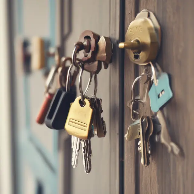 Keys labeled