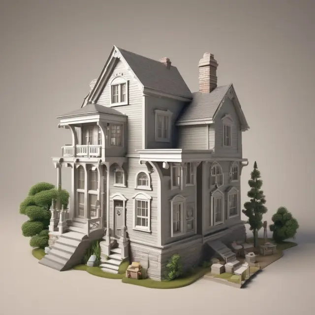 Three interconnected loans representing a mortgage and two home equity loans. The senior mortgage takes priority while junior loans await repayment.
