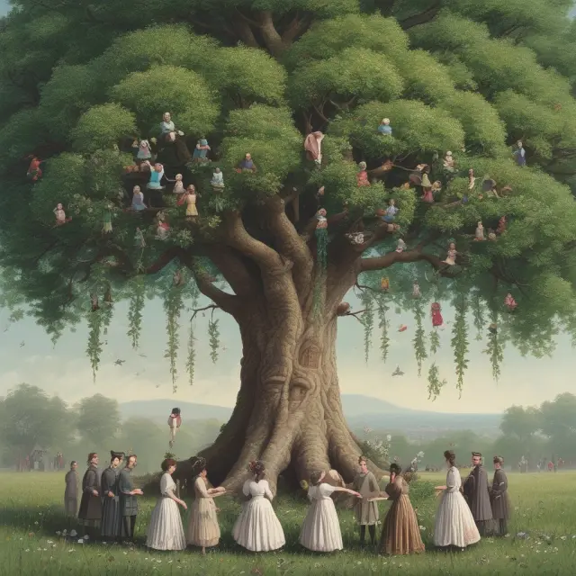 Lenders as flowers: A meadow of juniors under seniors, illustrating subordination agreement priorities.