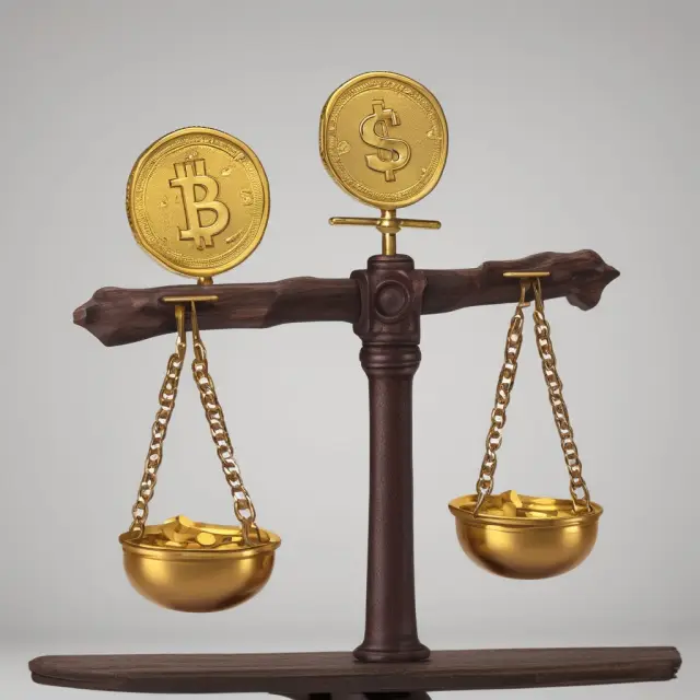 Comparing prime mortgage gold coins with subprime rusty keys, illustrating their difference in creditworthiness and interest rates.