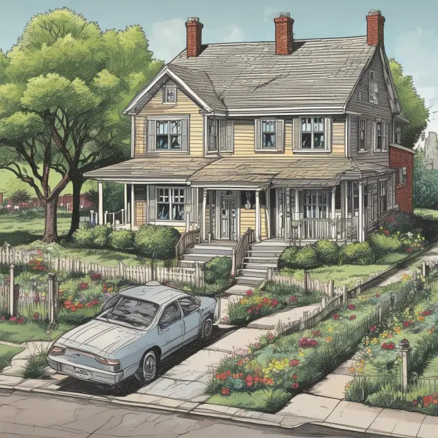 Image of a flowering garden with subprime loans represented as buds, blossoming under regulatory oversight