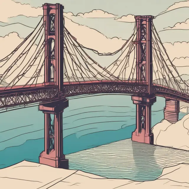 An image of a sturdy bridge connecting two people, representing the issuer and investor, with a subscription agreement serving as the foundation