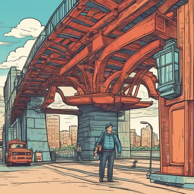 Image of a stylized bridge connecting an investor and company, symbolizing the role of subscription agreements in forming a solid partnership