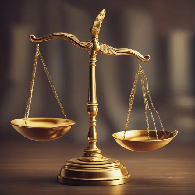 Golden scales illustrating the balance between superannuation funds and tax implications.
