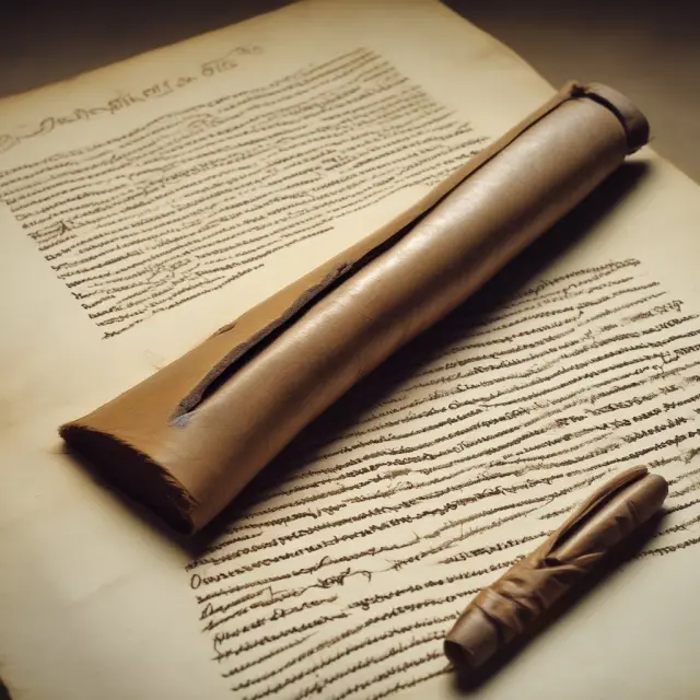 John Locke and Adam Smith depicted with quills, writing on parchment, surrounded by graphs representing supply and demand
