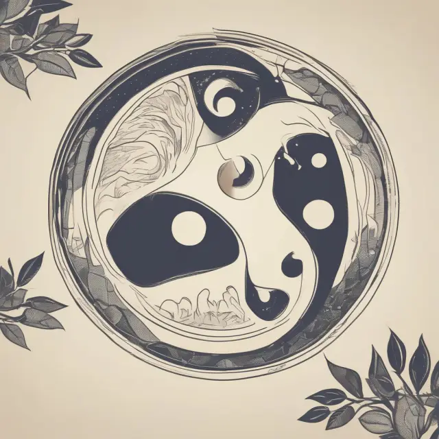 Two yin-yang scales symbolizing SGR and Projected Growth, demonstrating the importance of balance for effective financial planning.