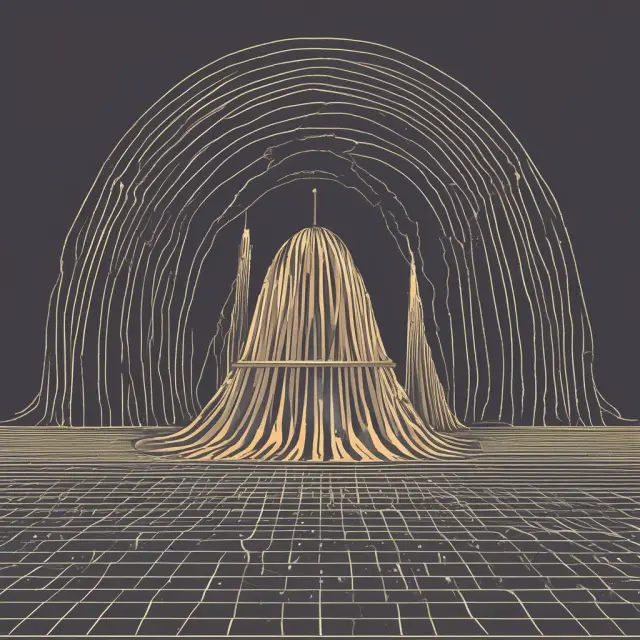 Bell curve representing symmetrical distribution with value area for informed trading decisions in finance