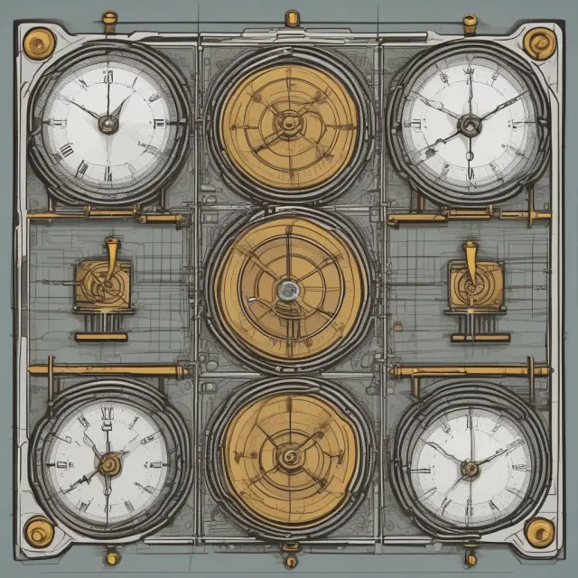 Clockwork mechanism collecting data points every nth interval