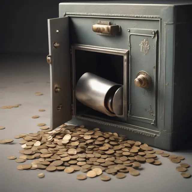 Time Capsule being sealed in a vault, representing setting up a Systematic Investment Plan (SIP)