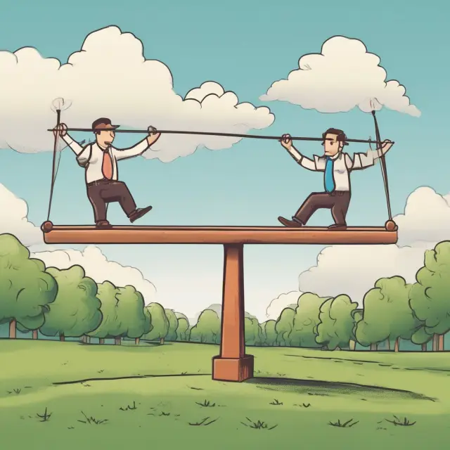 Two scales balancing: Liability side with debited accounts, Shareholders