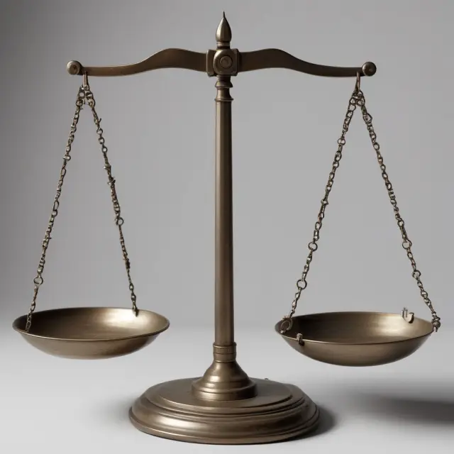 Balancing scale representing Taft-Hartley Act, illustrating labor rights versus employer prerogatives