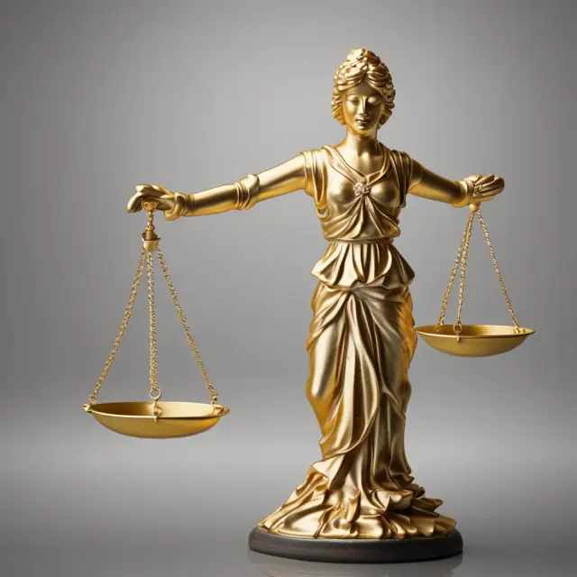Scales balanced with gold coins representing tangible personal property and weights of varying sizes for assessment rates