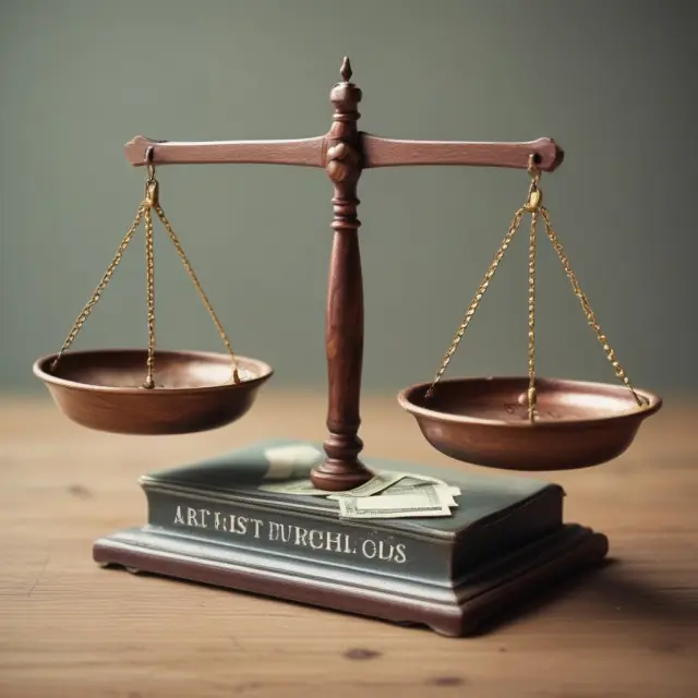 A scale represents intangible assets outweighing tangible net worth in a company