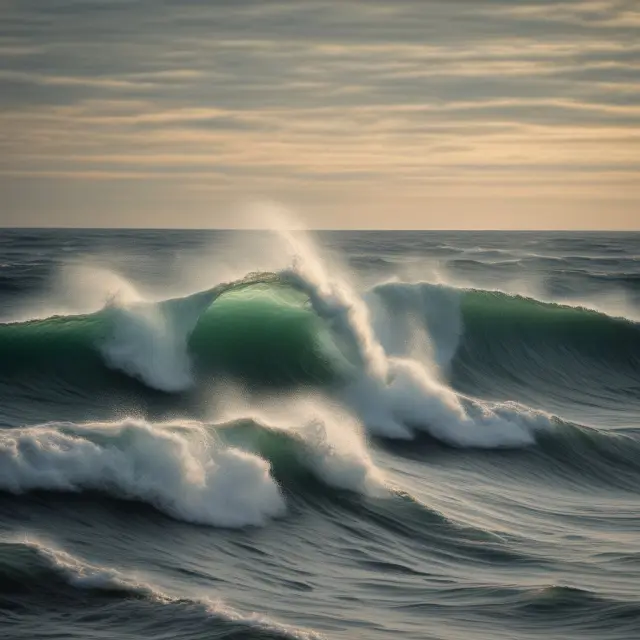 An image of tranquil stock market waves braving turbulent bond market tides, symbolizing the unexpected resilience during the taper tantrum