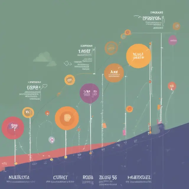 Graphic representation of target-date funds