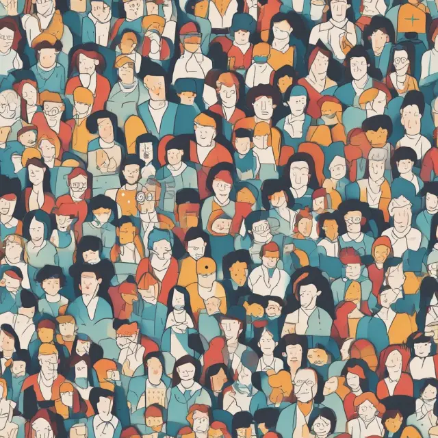A mosaic image showing the pieces fitting together, symbolizing a well-defined target market, with demographic, psychographic, and behavioral factors.