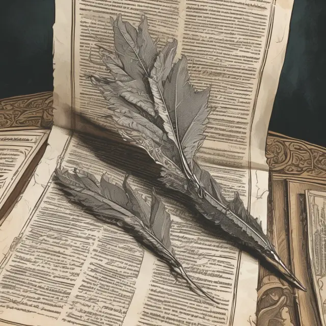 Quills write quotas, VERs, and import licenses on a parchment depicting trade policy tools.