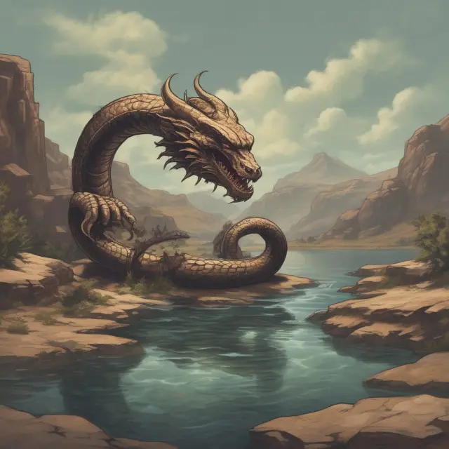 A metaphorical image of a TARN as a serpent coiled around an index benchmark, symbolizing the potential for both gains and termination when the note