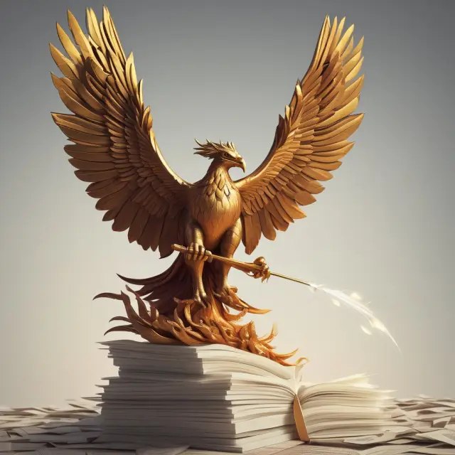 A phoenix emerging from a pile of tax codes represents the ongoing need for investors to adapt and adjust strategies due to tax law changes.
