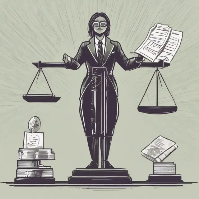 Finance professional balancing digital scales with various receipts and invoices, illustrating the importance of maintaining accurate records for tax season