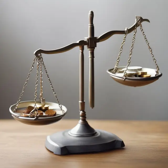 Balance scale comparing taxable yield versus tax-equivalent yield from tax-exempt securities, impacted by marginal tax rate