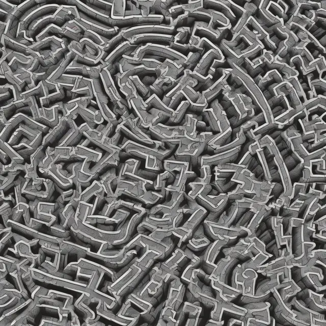 A group of individuals wander through a maze, representing common tax identification number (TIN) misunderstandings, while truths serve as beacons guiding them towards the exit
