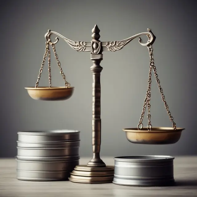 Scales of justice balanced by Tax Identification Numbers symbolizing financial and legal responsibility