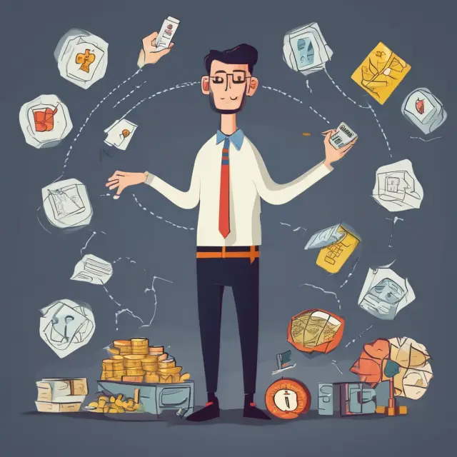 Person strategically managing income, expenses, and capital gains to minimize taxes