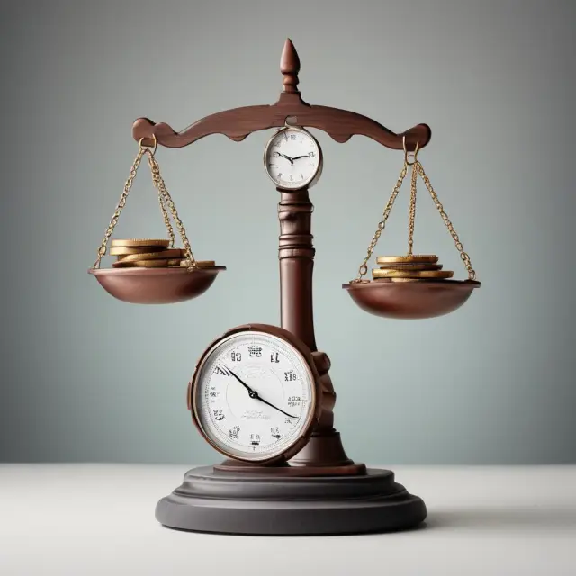 Scale representing taxable income balanced by standard and itemized deductions