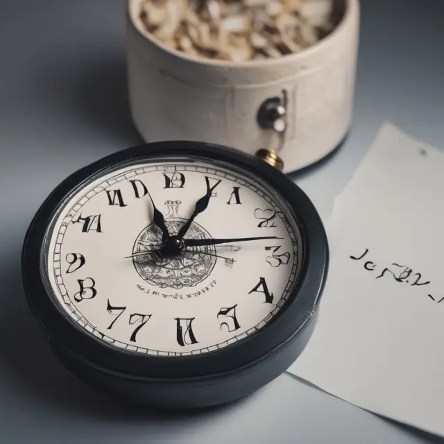 Clock striking midnight symbolizing the beginning of the tax season on January 23, 2024