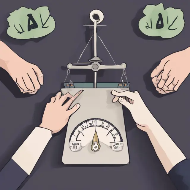 Image of a scale with DIY (do-it-yourself) and Professional Assistance labels, representing the options for filing taxes.