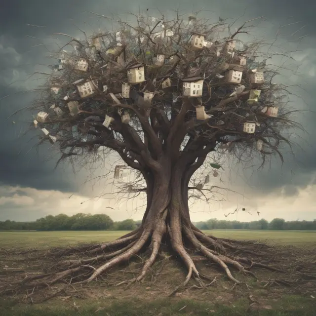 A tornado disrupts a calendar tree, allowing for extended deadlines to file and pay taxes after natural disasters.