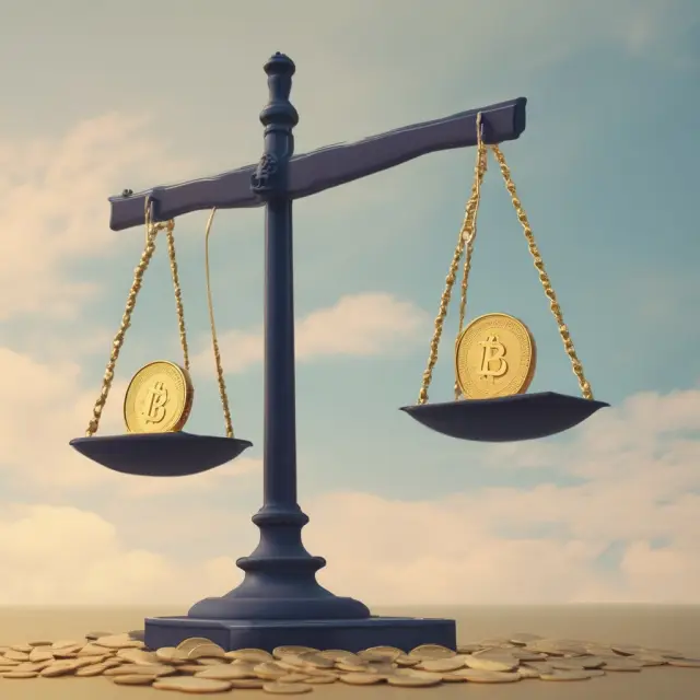 Golden coins representing tax revenues balanced on a seesaw against a graph illustrating Gross Domestic Product (GDP) growth