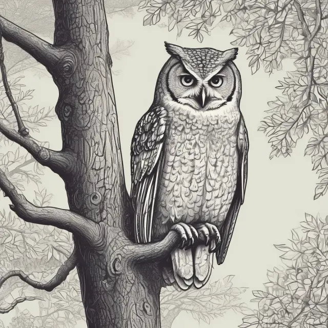 Wise owl evaluating tax avoidance strategies against a backdrop of U.S. Tax Code books.