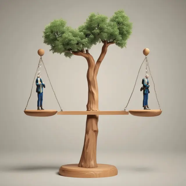 Seesaw depicting tax incidence: consumers and producers balance their elasticities, with the burden shifting based on demand and supply responsiveness