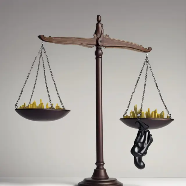 An image of a balance scale where a producer and consumer each hold one pan, symbolizing tax incidence and its impact on consumers and producers