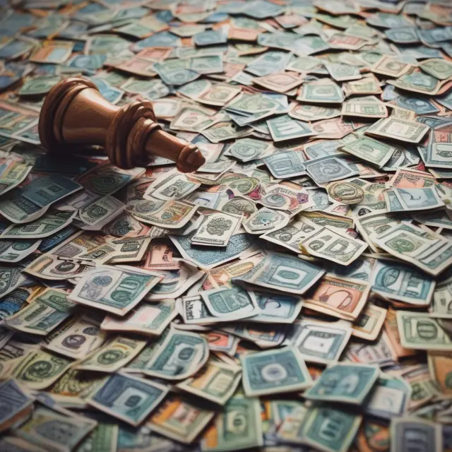 An intricate mosaic of partners receiving bonuses, disabled workers collecting benefits, and various compensation forms intertwined, symbolizing the diverse FICA tax exemptions.