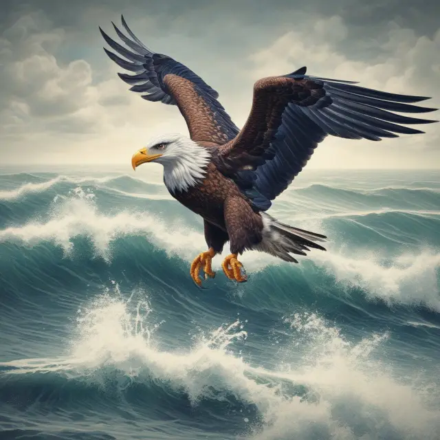 A serene sea representing the frequently asked questions about the Social Security taxable wage base, with each answer calmly addressing concerned institutions and employers.