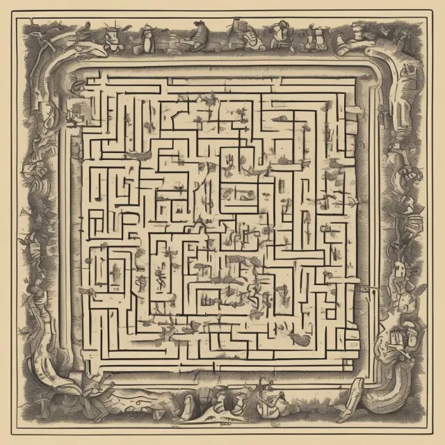 Two figures, one representing tax evasion and the other tax avoidance, navigating a complex maze of financial instruments to minimize their respective tax liabilities.