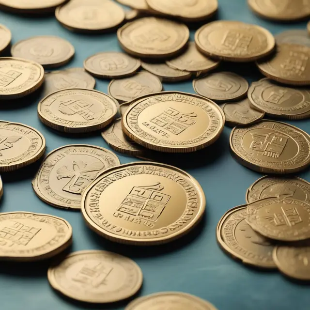Golden coins symbolizing nonrefundable (N), refundable (R), and partially refundable tax credits (PR) floating on a sea, illustrating investment opportunities.