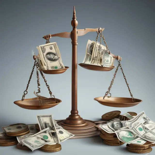 Visualization of the balance between municipal bond investments and capital gains taxes.
