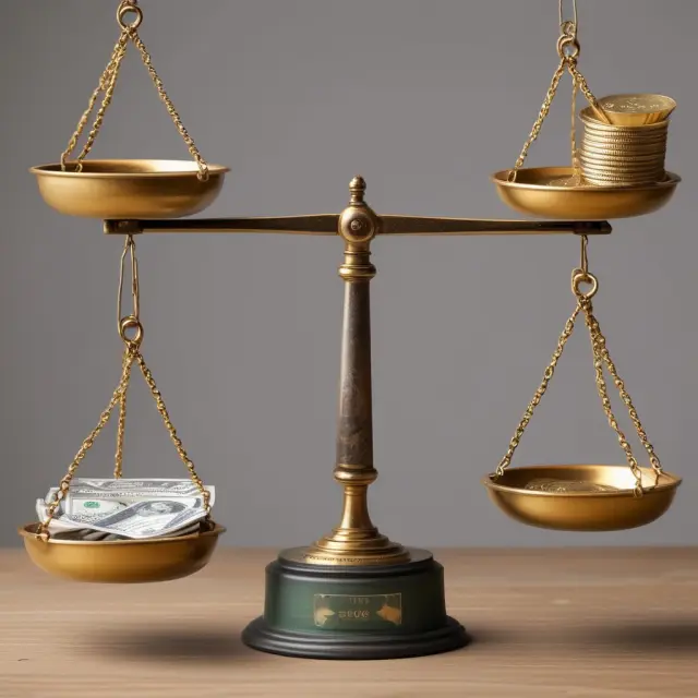 Golden hand scales weighing tax implications of federal taxes, state taxes, and local taxes in investment between taxable bonds and municipal bonds.