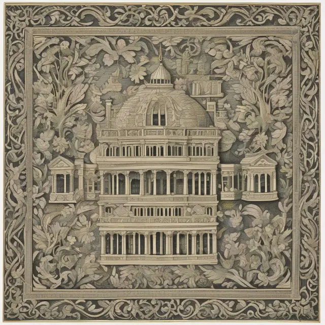 Golden threads symbolizing wealth, interwoven with progressive tax rates and estate tax legislation