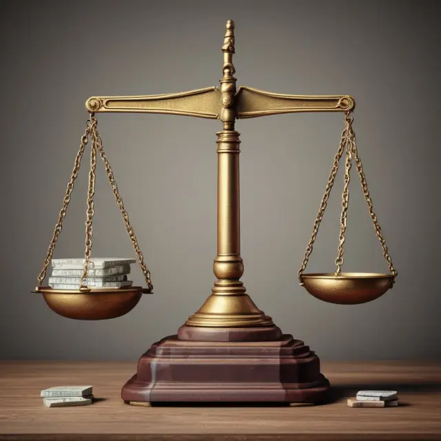 A balance scale represents the FAQ section, with tax evasion and avoidance represented as question marks. A hidden treasure chest symbolizes the potential penalties or consequences for tax evasion.