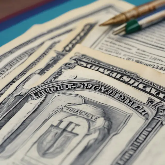 A woven tapestry of tax-exempt bonds and the social security net, symbolizing their influence on calculating taxable income and Social Security benefits