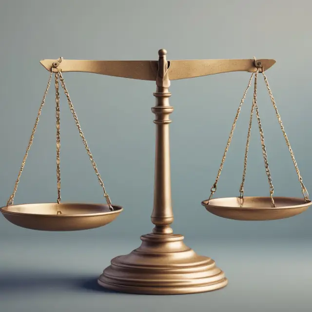 Golden scales balanced between an income graph and threshold numbers, symbolizing individual tax filers